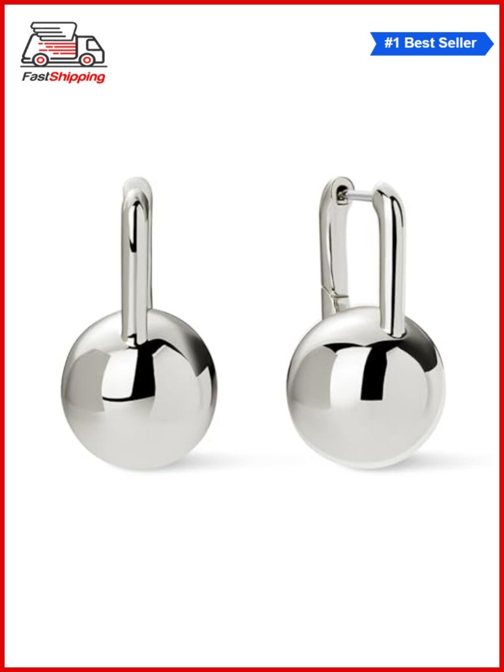 ✨ Ana Luisa Chunky Ball Earrings 14K Gold Plated & Silver Rhodium Plated